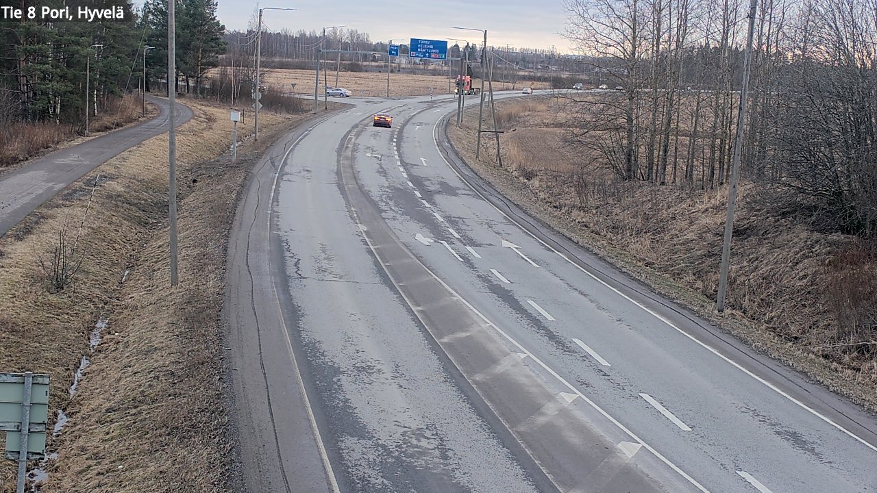 Kelikamerat Kuva Tie 8 Pori, Hyvelä, Pori, Satakunta