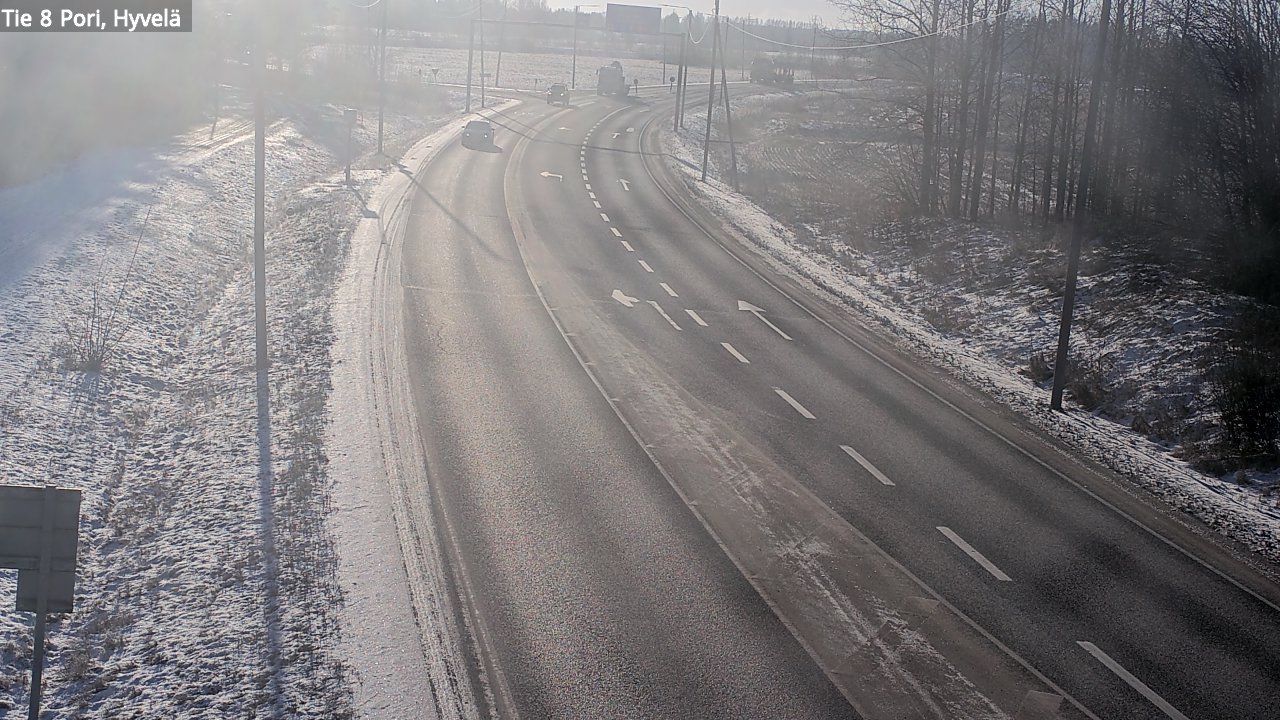 Kelikamerat Kuva Tie 8 Pori, Hyvelä, Pori, Satakunta