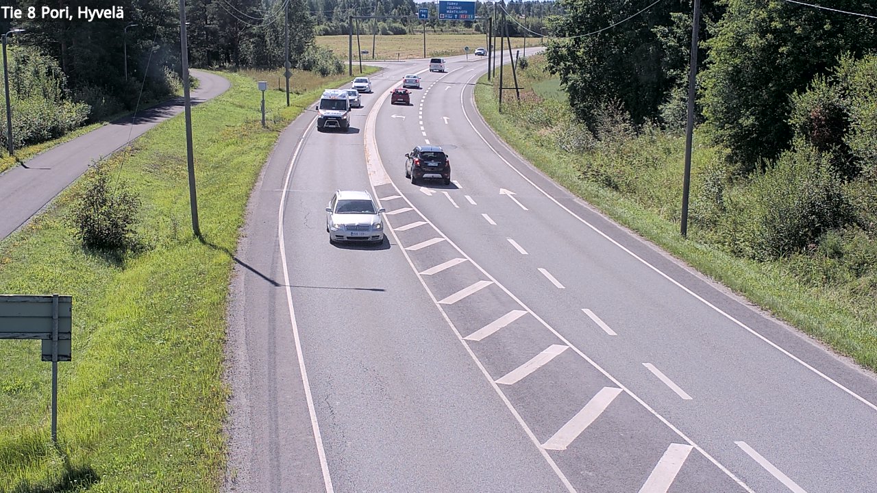 Kelikamerat Kuva Tie 8 Pori, Hyvelä, Pori, Satakunta