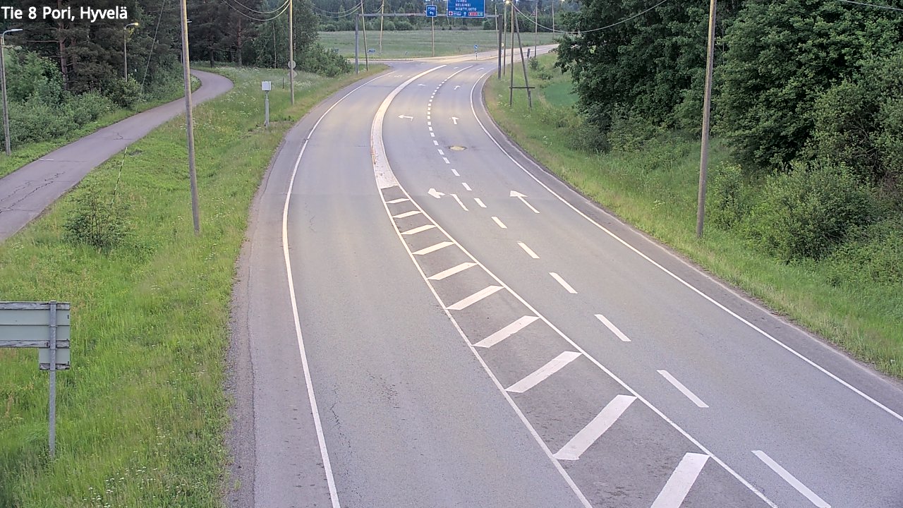 Kelikamerat Kuva Tie 8 Pori, Hyvelä, Pori, Satakunta