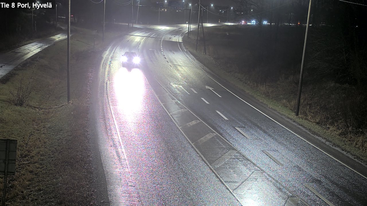 Weather Camera Image Road 8 Pori, Hyvelä, Pori, Satakunta