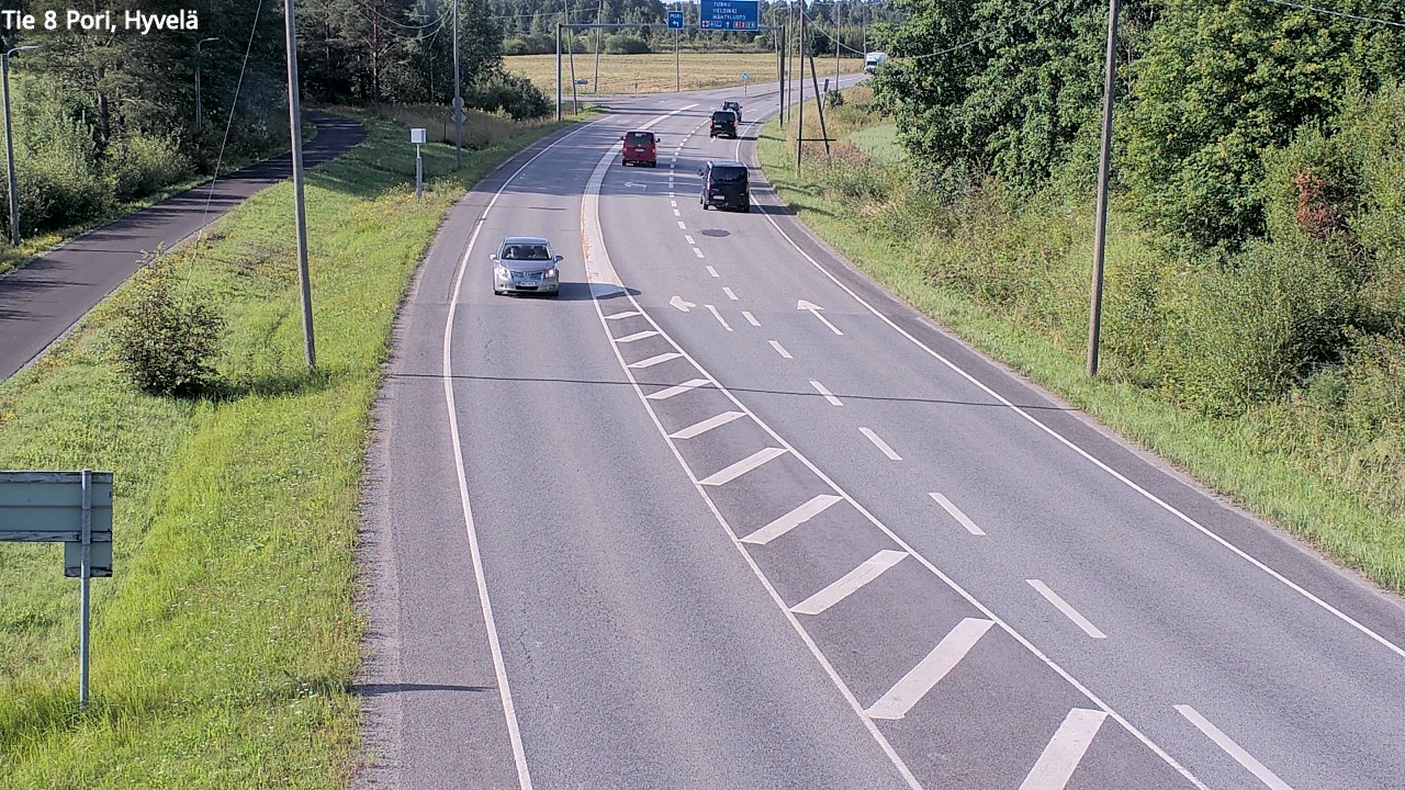 Kelikamerat Kuva Tie 8 Pori, Hyvelä, Pori, Satakunta