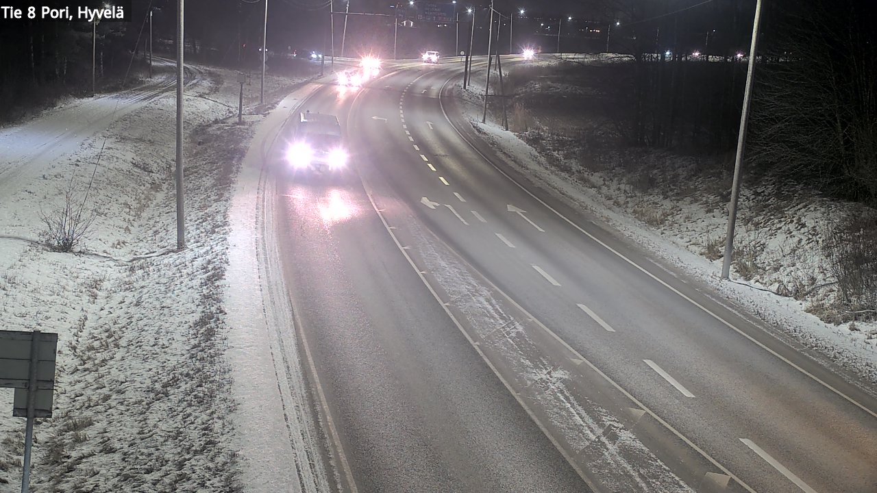 Weather Camera Image Road 8 Pori, Hyvelä, Pori, Satakunta