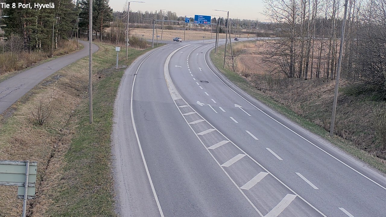 Kelikamerat Kuva Tie 8 Pori, Hyvelä, Pori, Satakunta