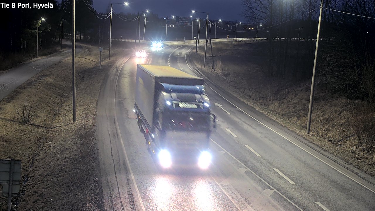 Weather Camera Image Road 8 Pori, Hyvelä, Pori, Satakunta