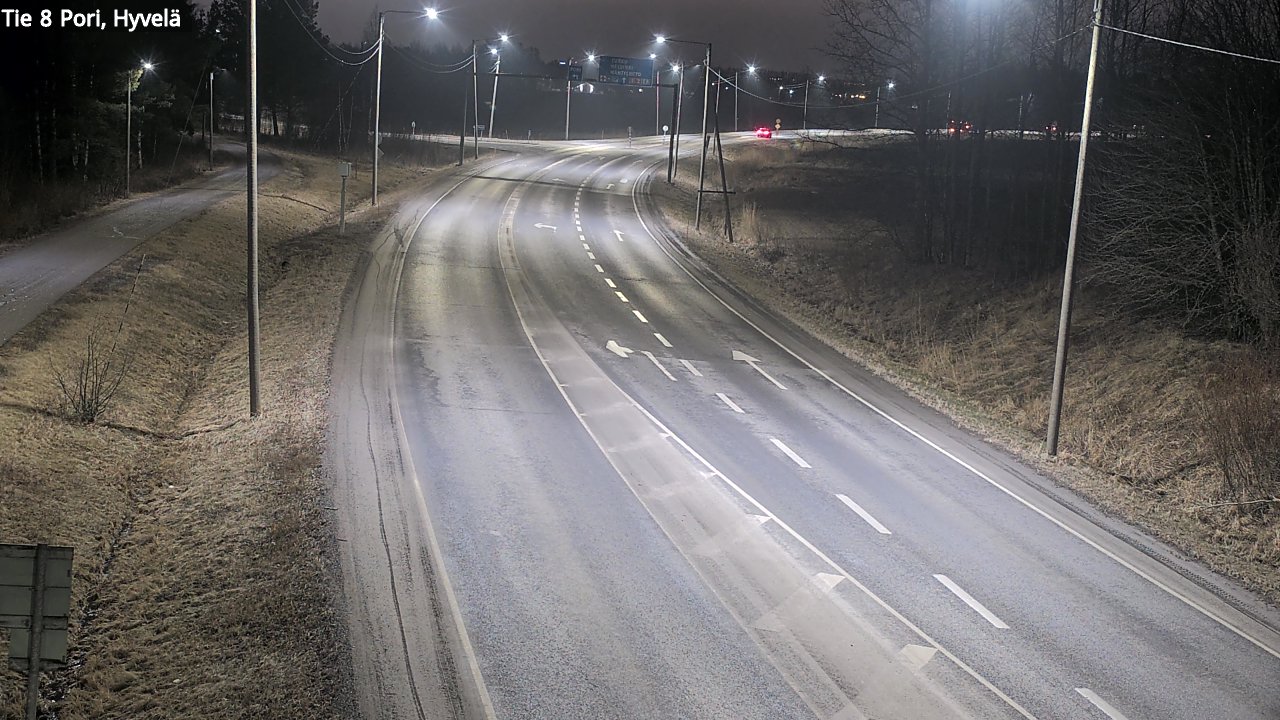 Weather Camera Image Road 8 Pori, Hyvelä, Pori, Satakunta