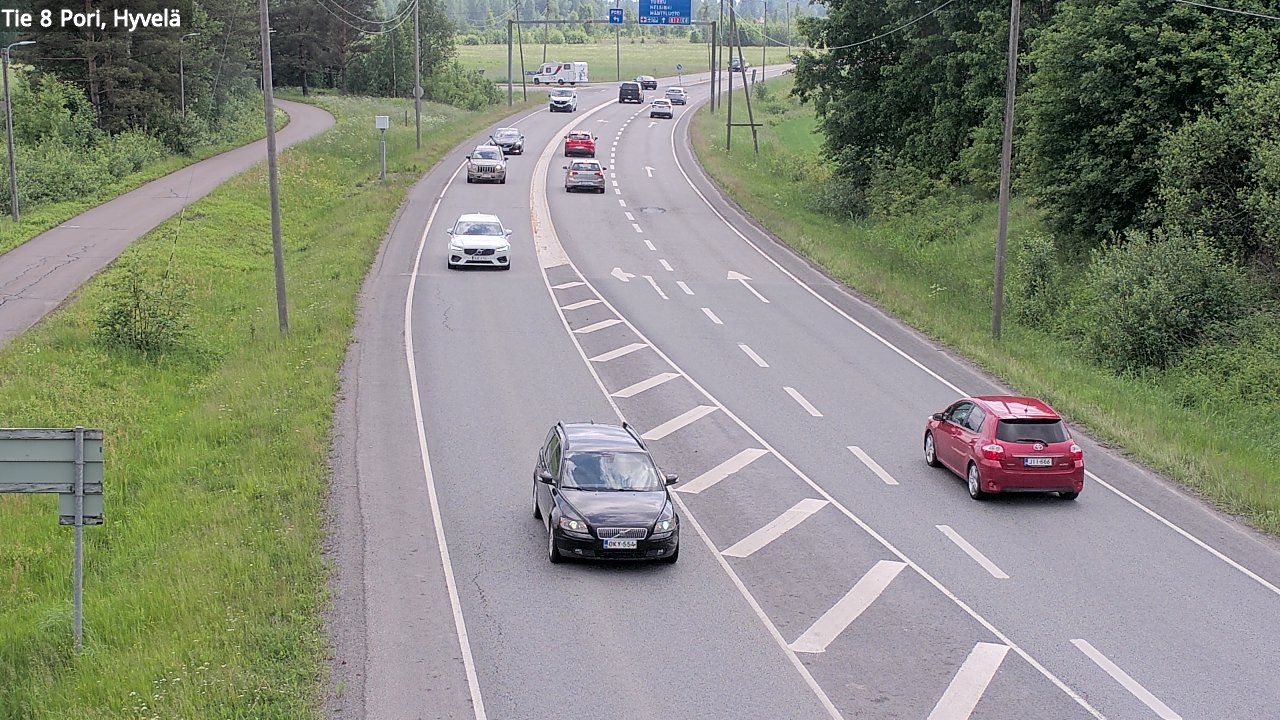 Kelikamerat Kuva Tie 8 Pori, Hyvelä, Pori, Satakunta