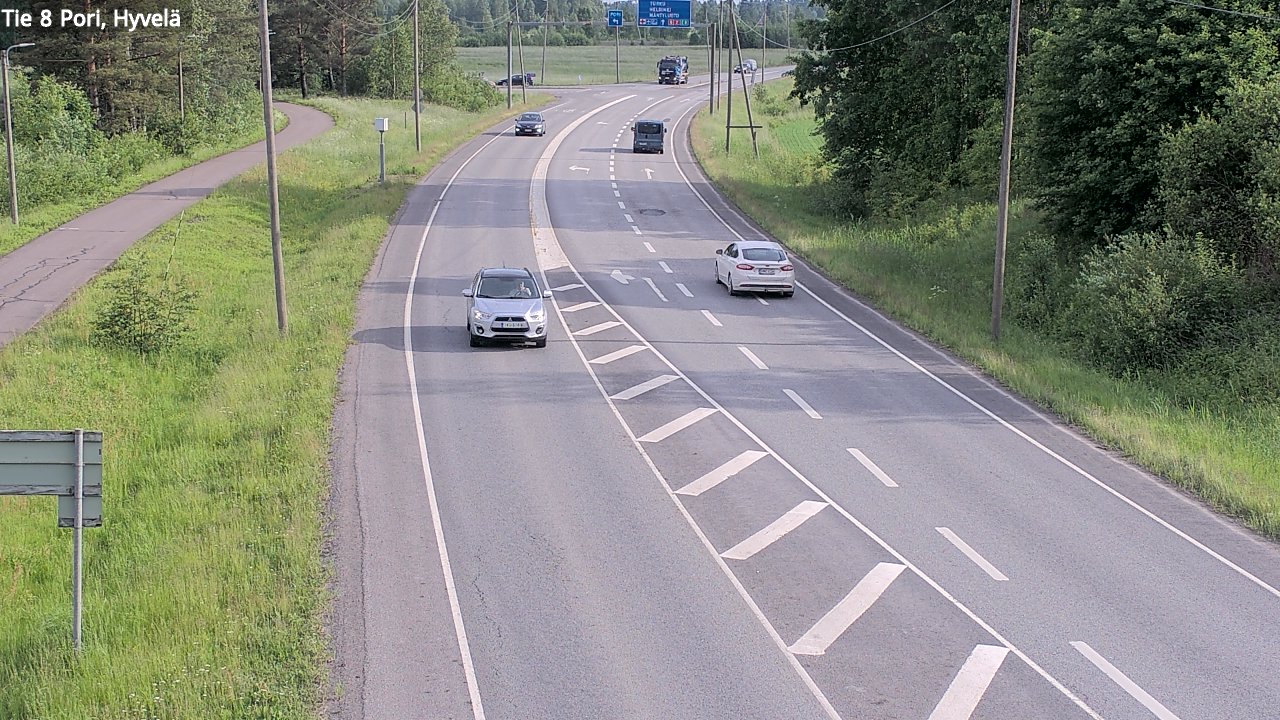 Kelikamerat Kuva Tie 8 Pori, Hyvelä, Pori, Satakunta
