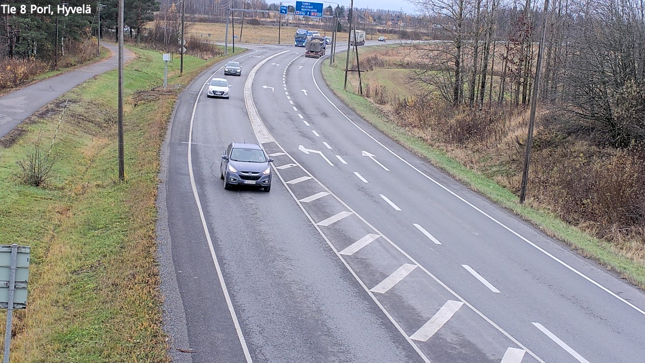 Kelikamerat Kuva Tie 8 Pori, Hyvelä, Pori, Satakunta