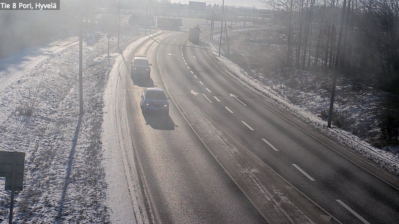 Kelikamerat Kuva Tie 8 Pori, Hyvelä, Pori, Satakunta