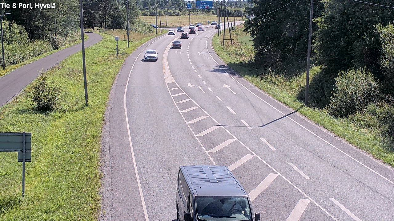 Kelikamerat Kuva Tie 8 Pori, Hyvelä, Pori, Satakunta
