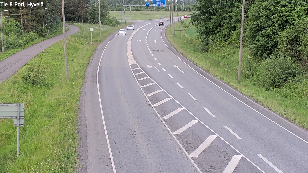 Kelikamerat Kuva Tie 8 Pori, Hyvelä, Pori, Satakunta