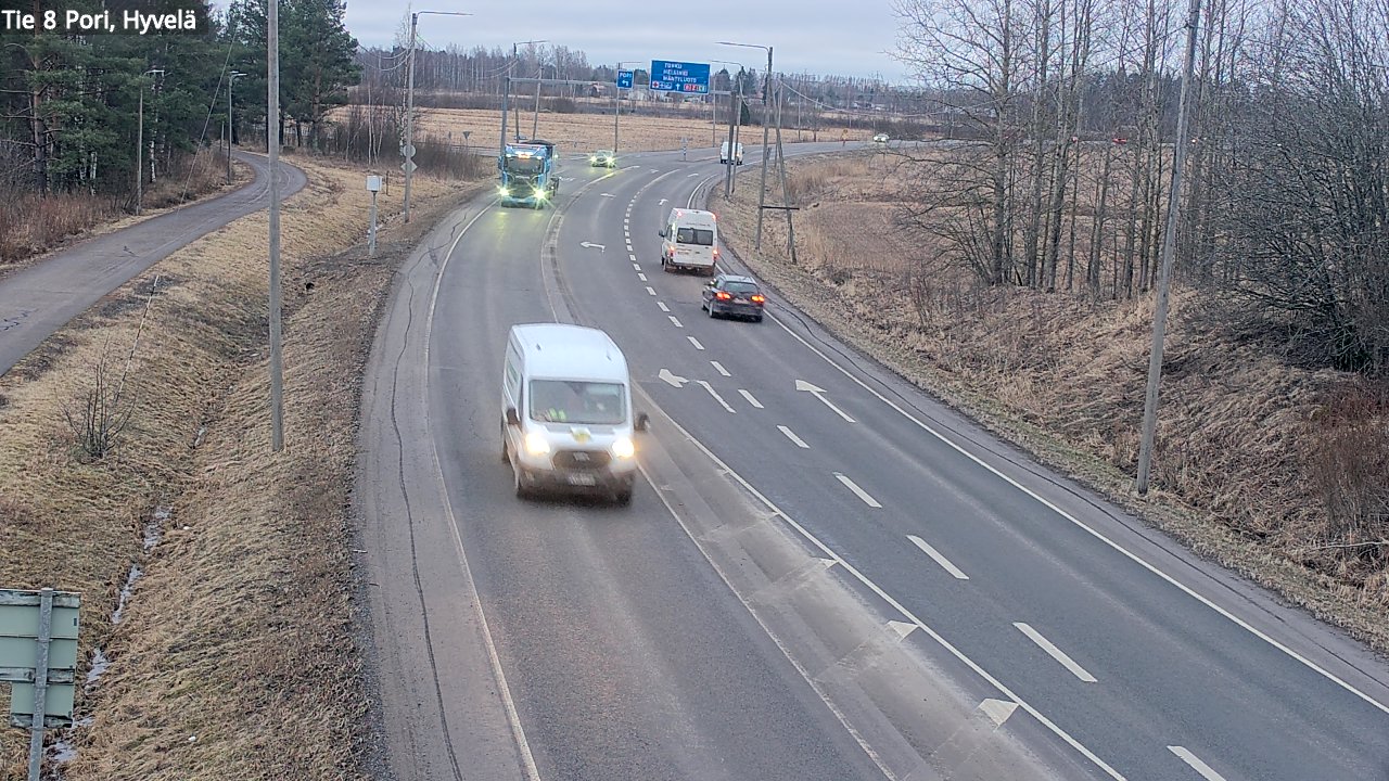 Kelikamerat Kuva Tie 8 Pori, Hyvelä, Pori, Satakunta