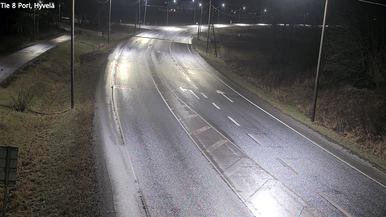 Weather Camera Image Road 8 Pori, Hyvelä, Pori, Satakunta