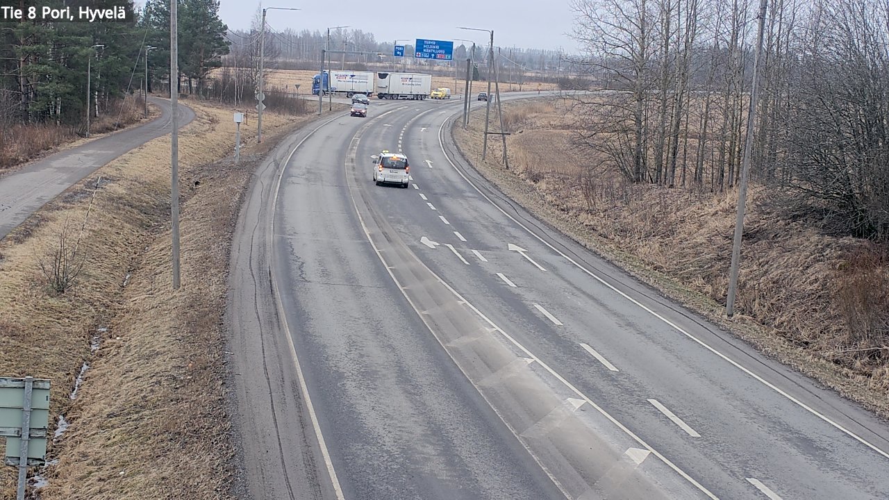 Weather Camera Image Road 8 Pori, Hyvelä, Pori, Satakunta