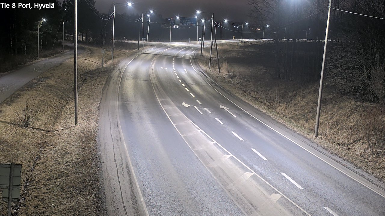 Weather Camera Image Road 8 Pori, Hyvelä, Pori, Satakunta