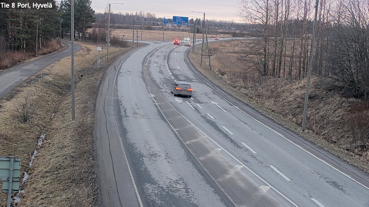 Kelikamerat Kuva Tie 8 Pori, Hyvelä, Pori, Satakunta