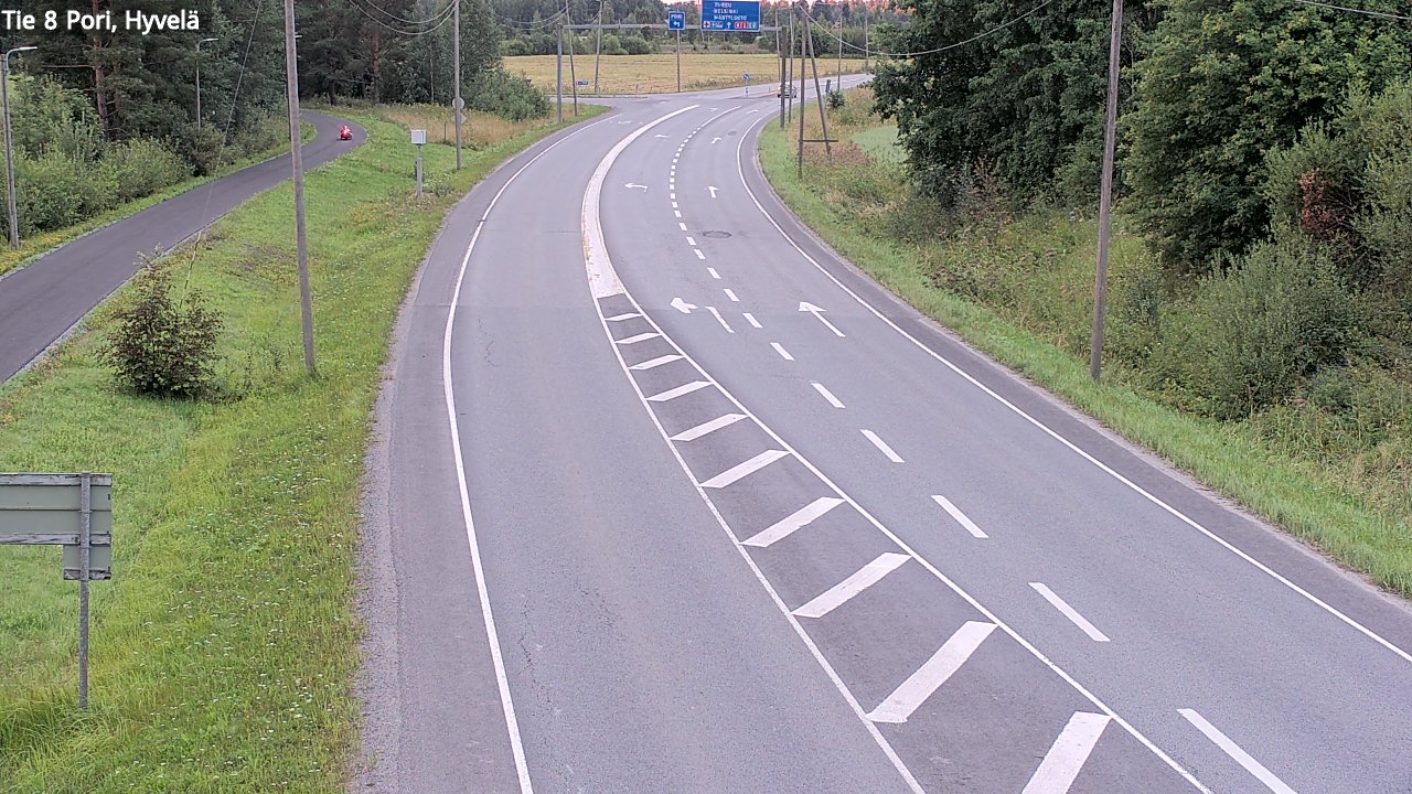 Kelikamerat Kuva Tie 8 Pori, Hyvelä, Pori, Satakunta