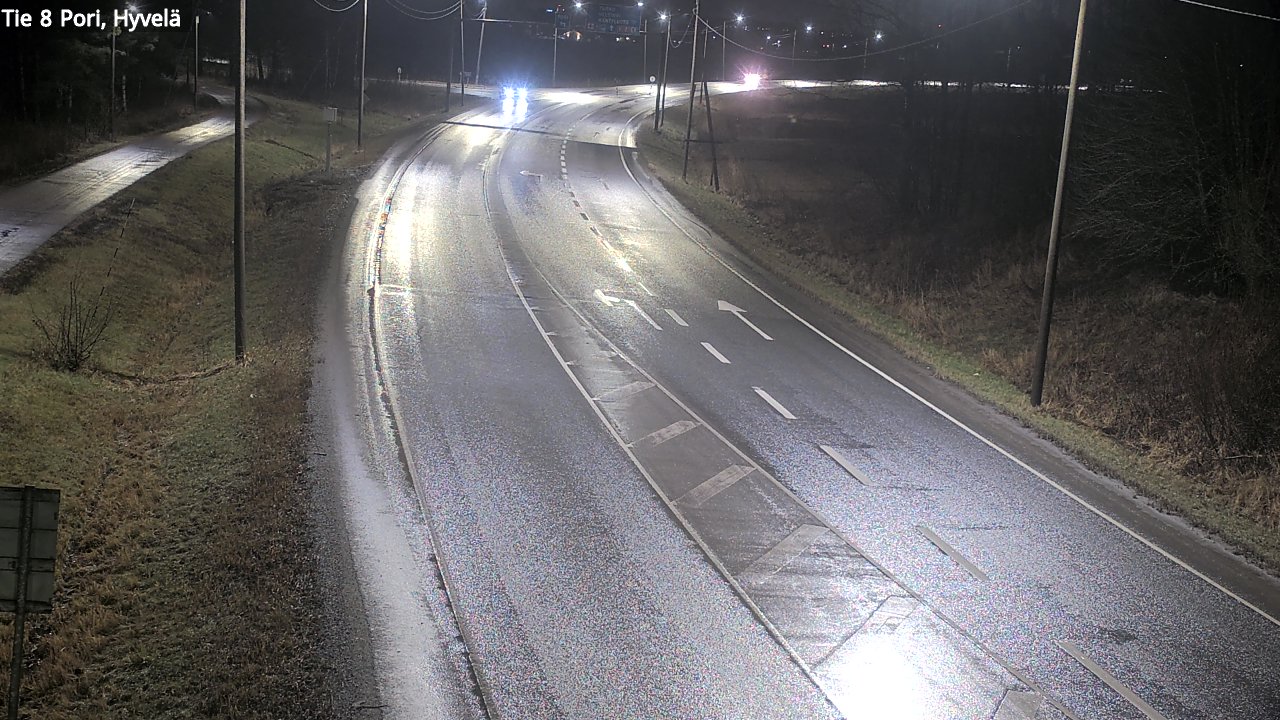 Weather Camera Image Road 8 Pori, Hyvelä, Pori, Satakunta