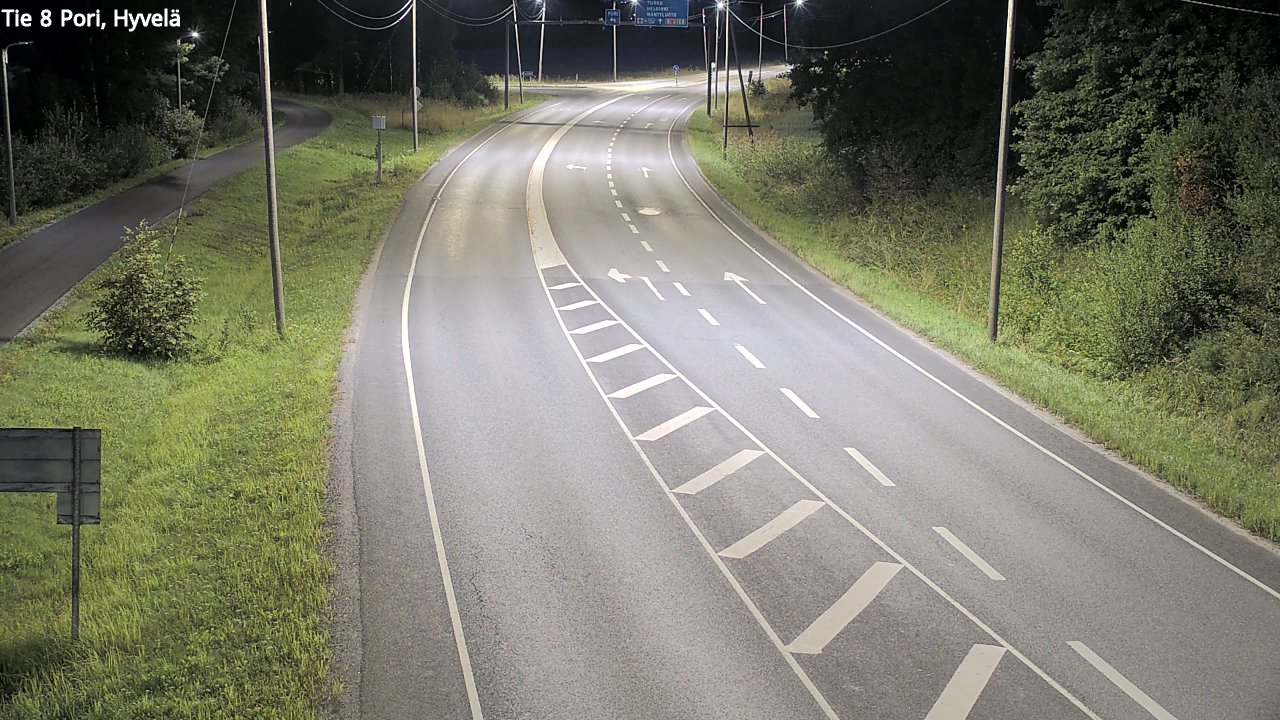 Kelikamerat Kuva Tie 8 Pori, Hyvelä, Pori, Satakunta