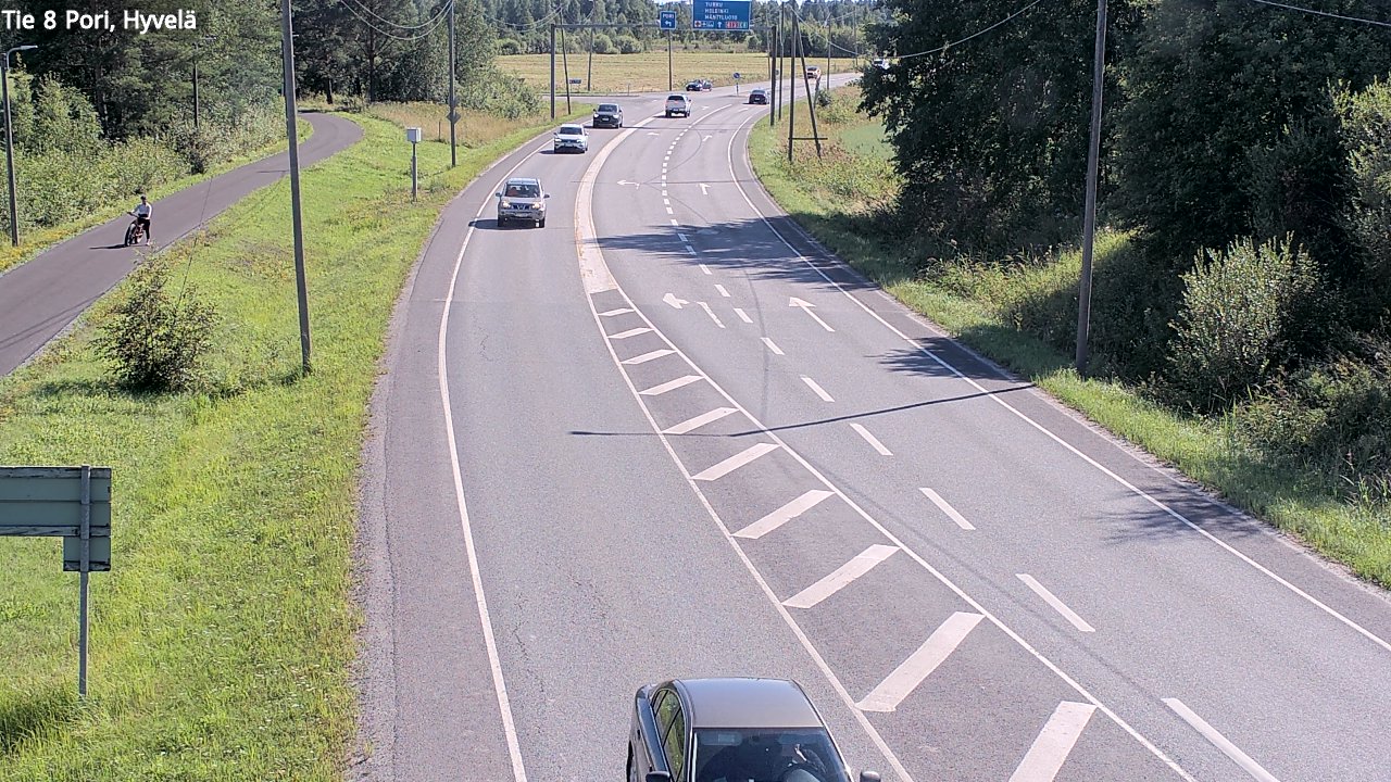 Kelikamerat Kuva Tie 8 Pori, Hyvelä, Pori, Satakunta