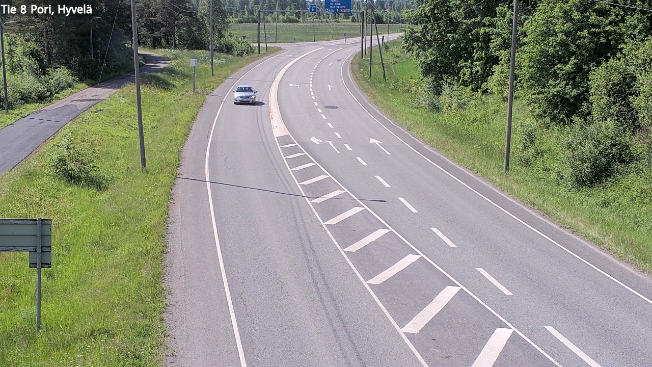 Kelikamerat Kuva Tie 8 Pori, Hyvelä, Pori, Satakunta