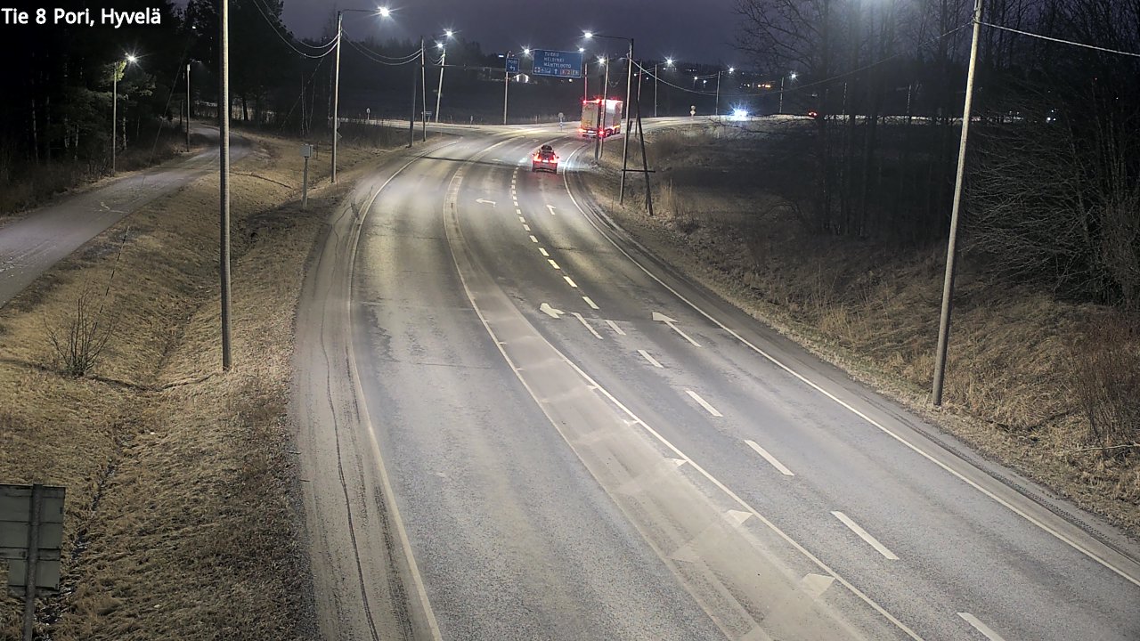 Weather Camera Image Road 8 Pori, Hyvelä, Pori, Satakunta