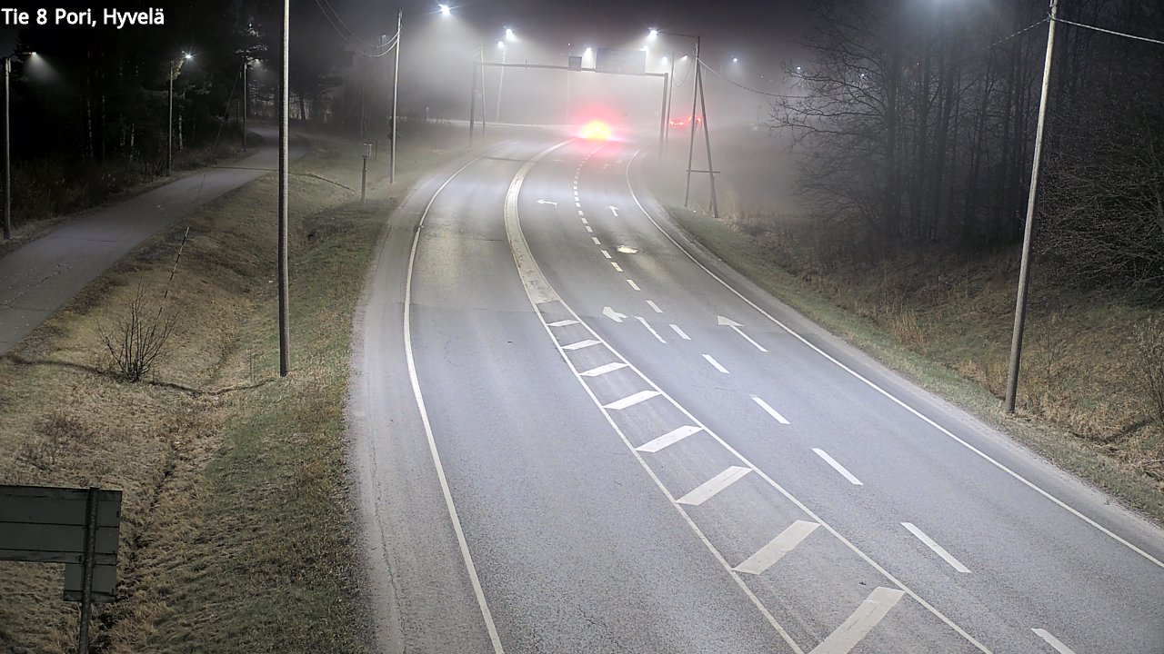Weather Camera Image Väg 8 Björneborg, Hjulböle, Pori, Satakunta