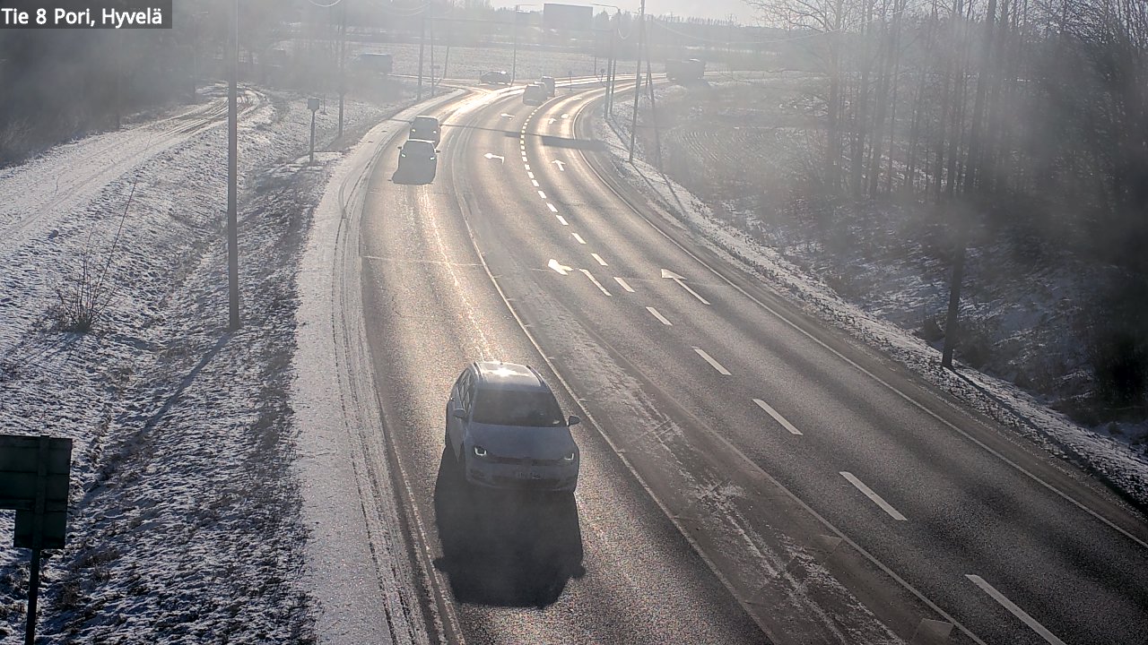 Kelikamerat Kuva Tie 8 Pori, Hyvelä, Pori, Satakunta