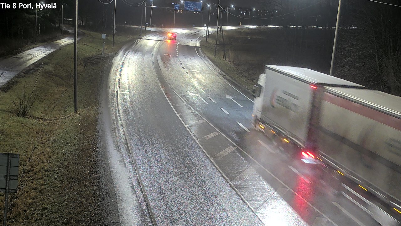 Weather Camera Image Road 8 Pori, Hyvelä, Pori, Satakunta