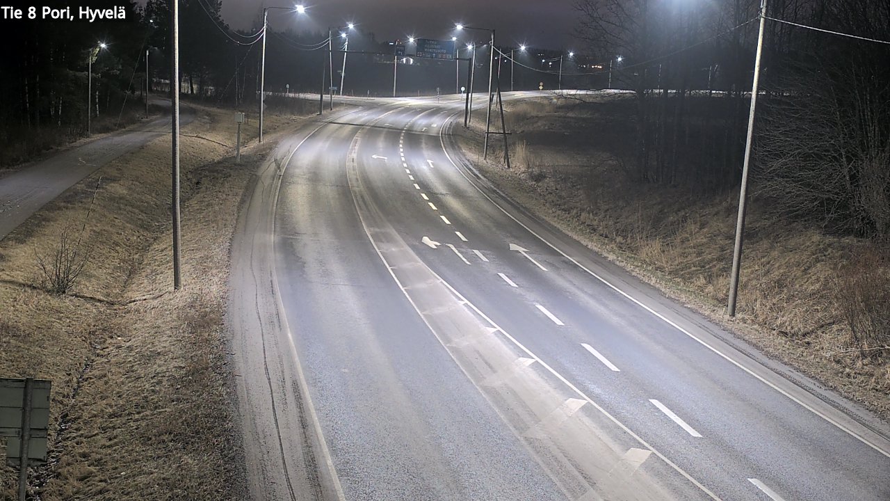 Weather Camera Image Road 8 Pori, Hyvelä, Pori, Satakunta