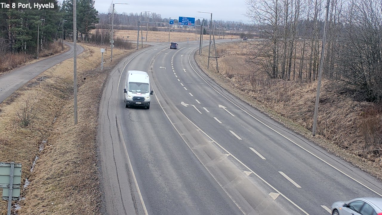 Kelikamerat Kuva Tie 8 Pori, Hyvelä, Pori, Satakunta