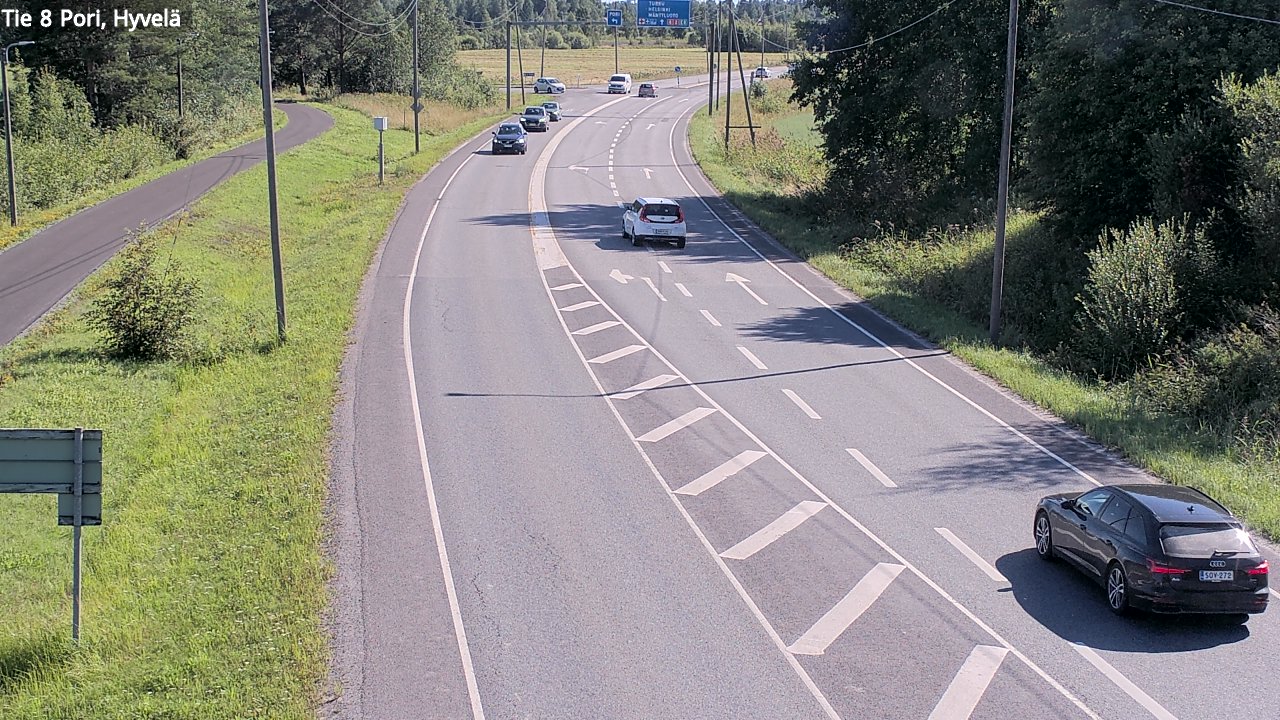 Kelikamerat Kuva Tie 8 Pori, Hyvelä, Pori, Satakunta