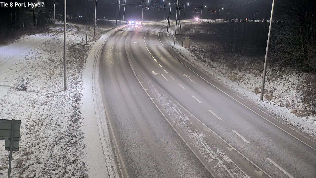 Weather Camera Image Road 8 Pori, Hyvelä, Pori, Satakunta