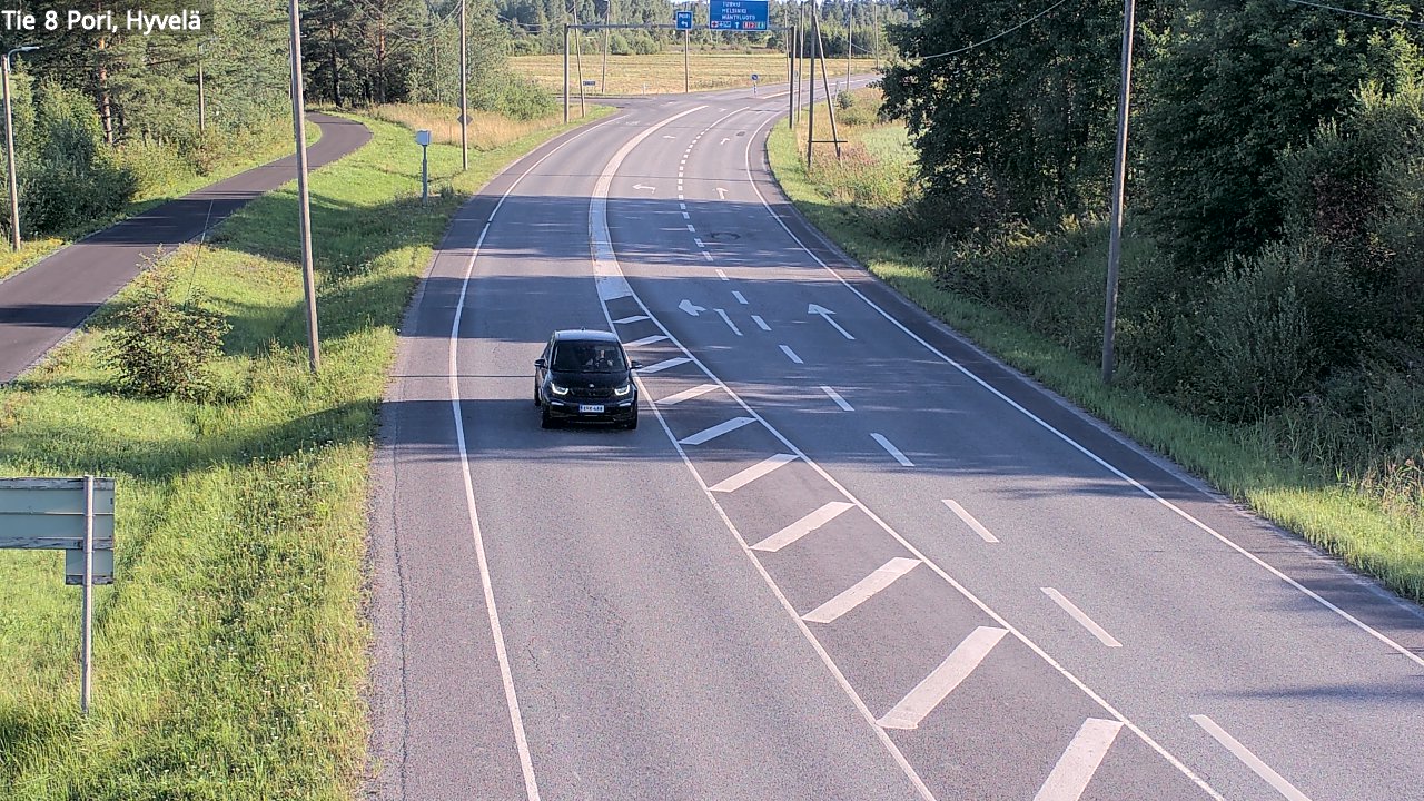 Kelikamerat Kuva Tie 8 Pori, Hyvelä, Pori, Satakunta