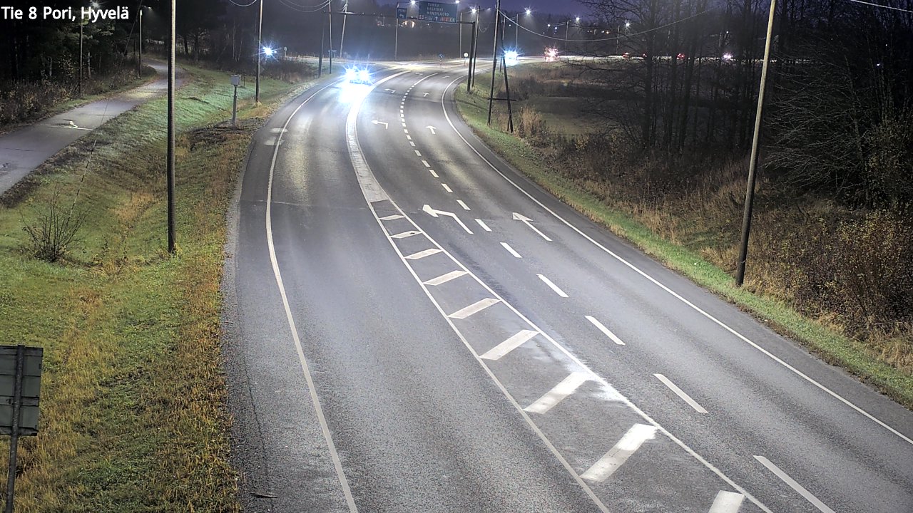 Kelikamerat Kuva Tie 8 Pori, Hyvelä, Pori, Satakunta