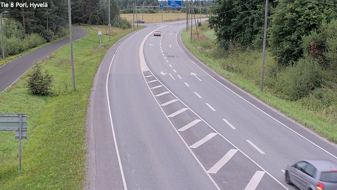 Kelikamerat Kuva Tie 8 Pori, Hyvelä, Pori, Satakunta