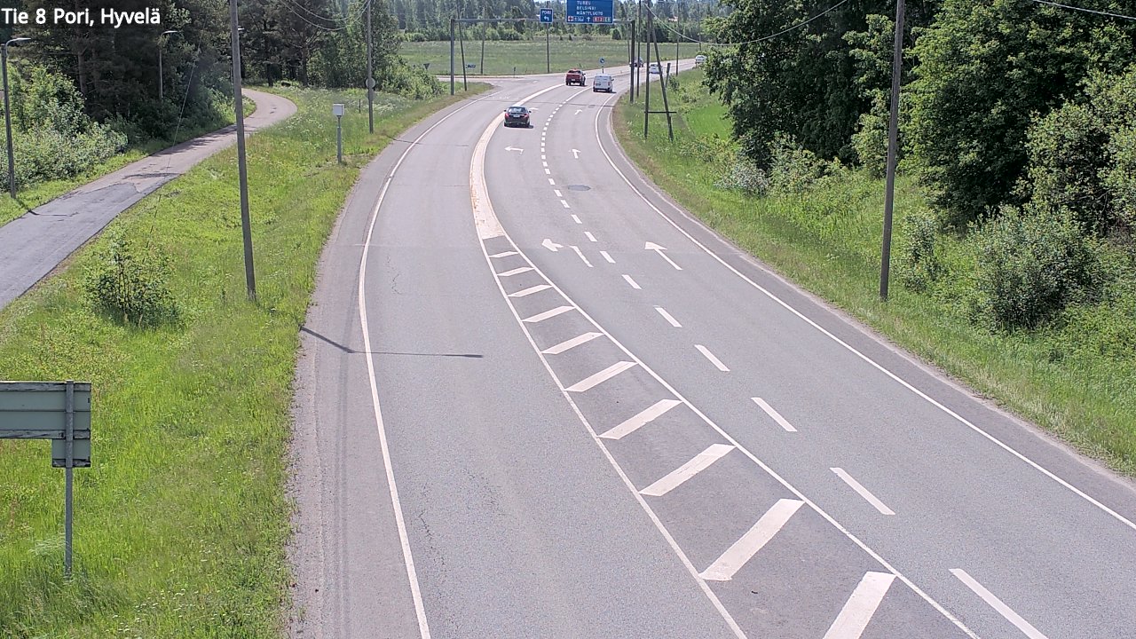 Kelikamerat Kuva Tie 8 Pori, Hyvelä, Pori, Satakunta