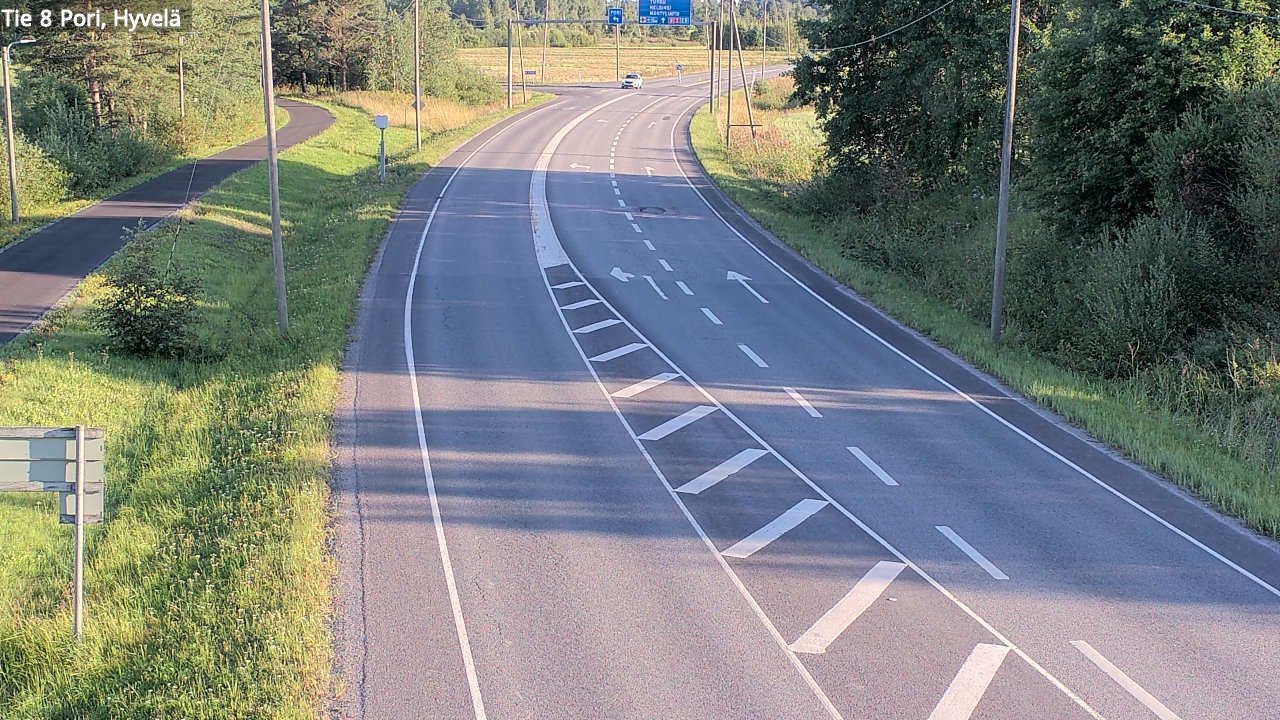 Kelikamerat Kuva Tie 8 Pori, Hyvelä, Pori, Satakunta