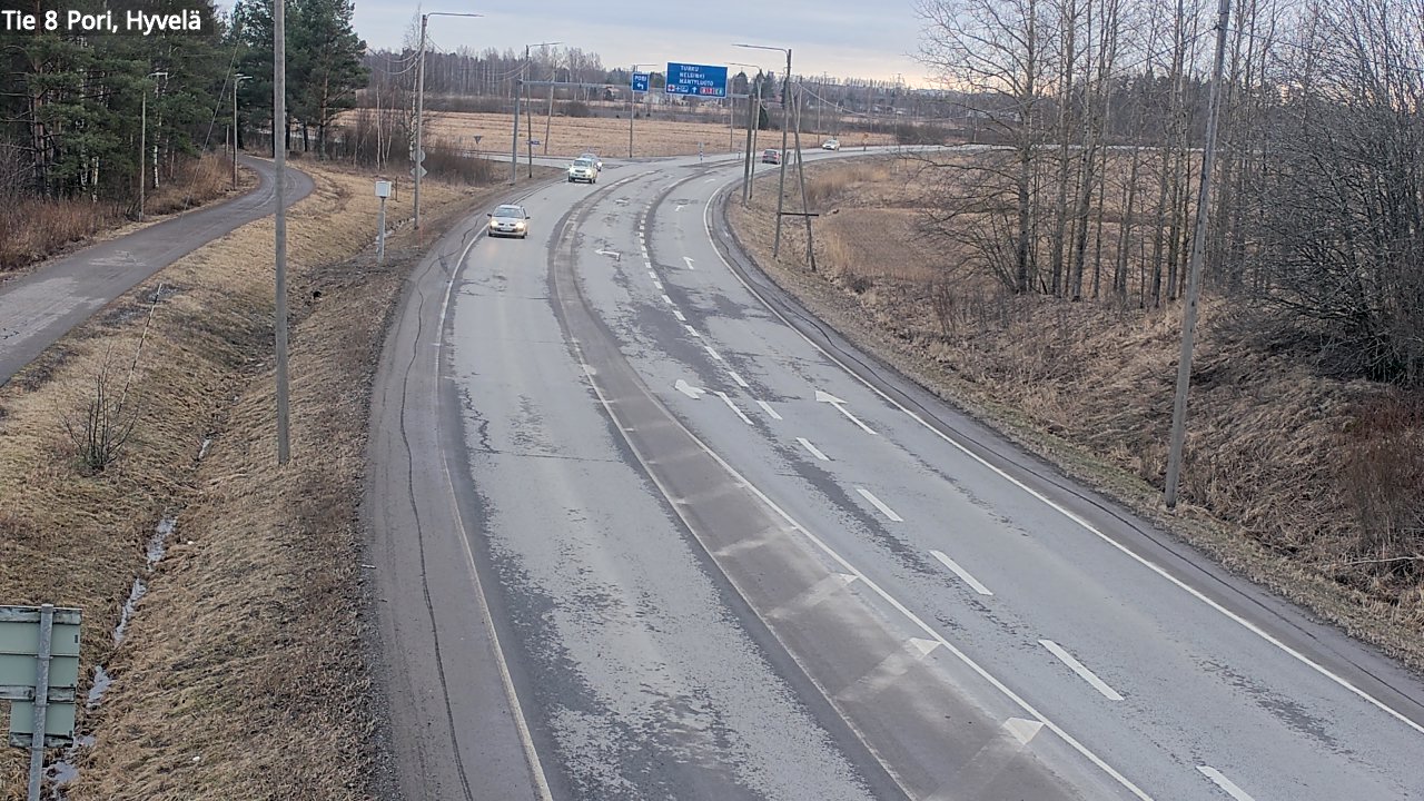 Kelikamerat Kuva Tie 8 Pori, Hyvelä, Pori, Satakunta