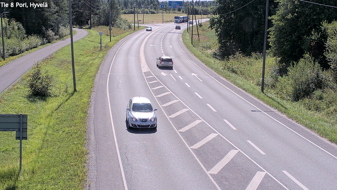 Kelikamerat Kuva Tie 8 Pori, Hyvelä, Pori, Satakunta