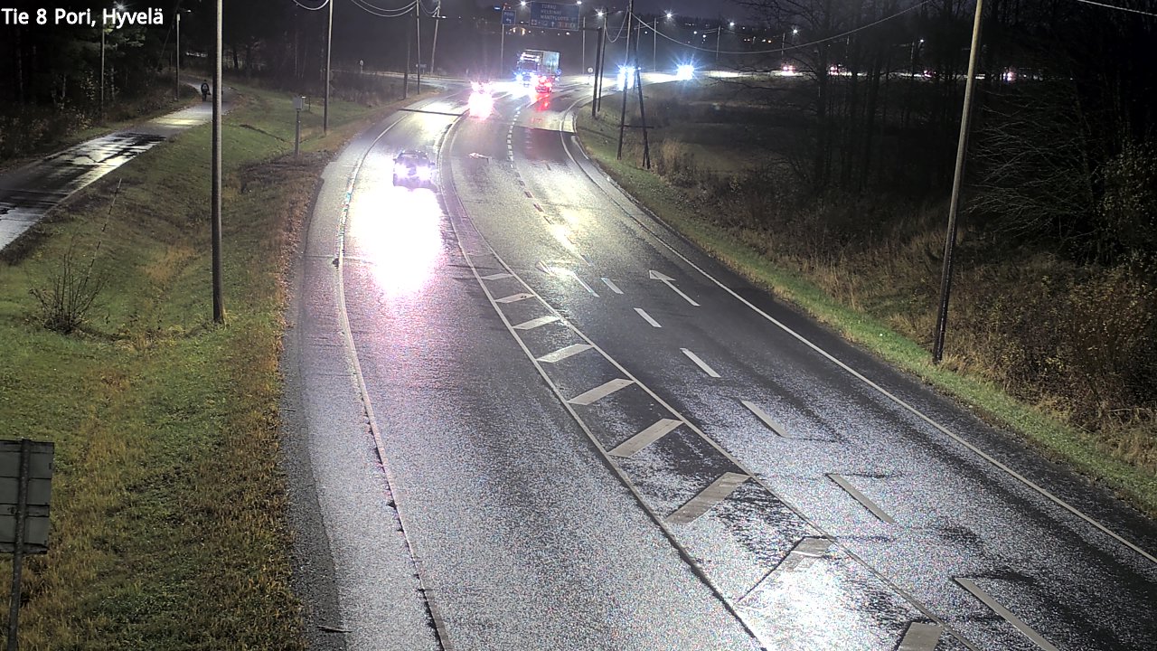 Kelikamerat Kuva Tie 8 Pori, Hyvelä, Pori, Satakunta