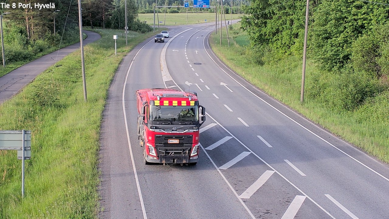 Kelikamerat Kuva Tie 8 Pori, Hyvelä, Pori, Satakunta