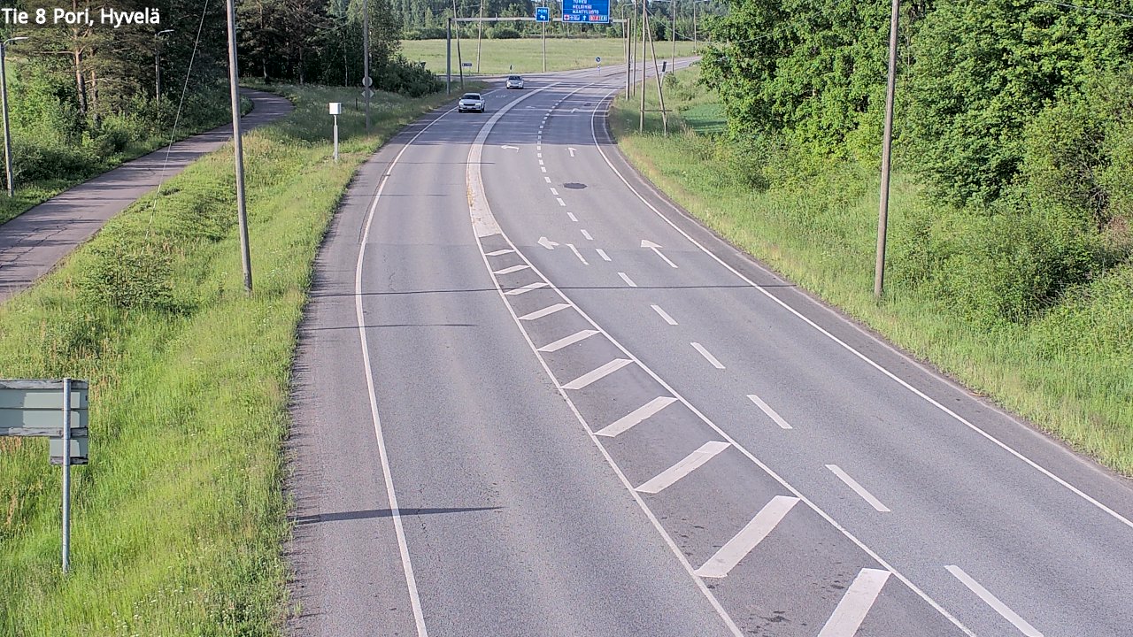 Kelikamerat Kuva Tie 8 Pori, Hyvelä, Pori, Satakunta