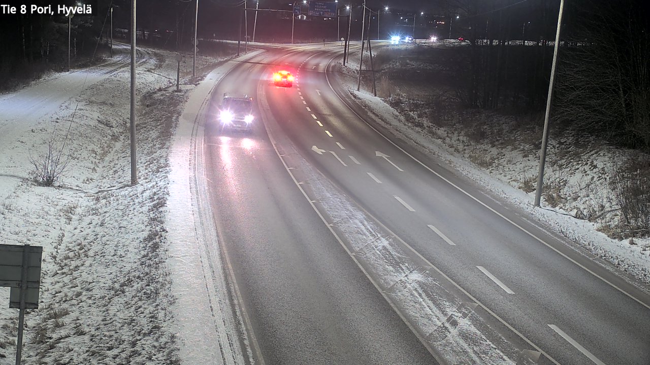 Kelikamerat Kuva Tie 8 Pori, Hyvelä, Pori, Satakunta