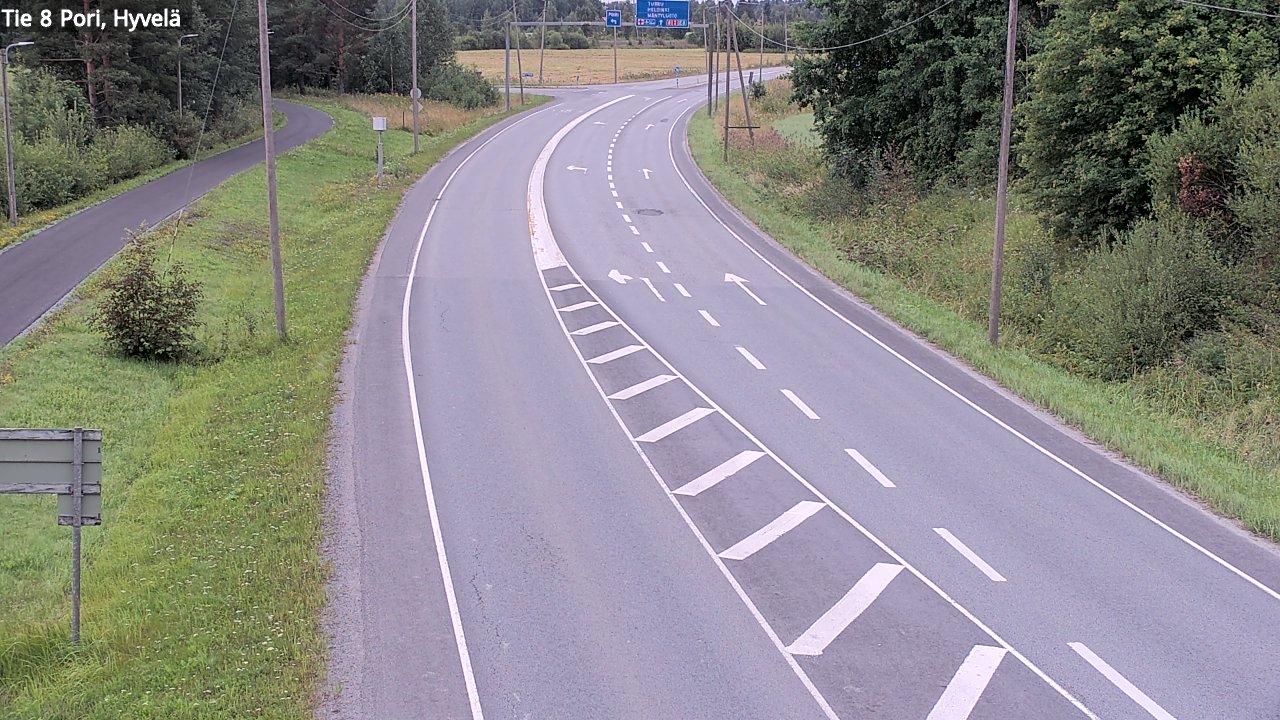 Kelikamerat Kuva Tie 8 Pori, Hyvelä, Pori, Satakunta