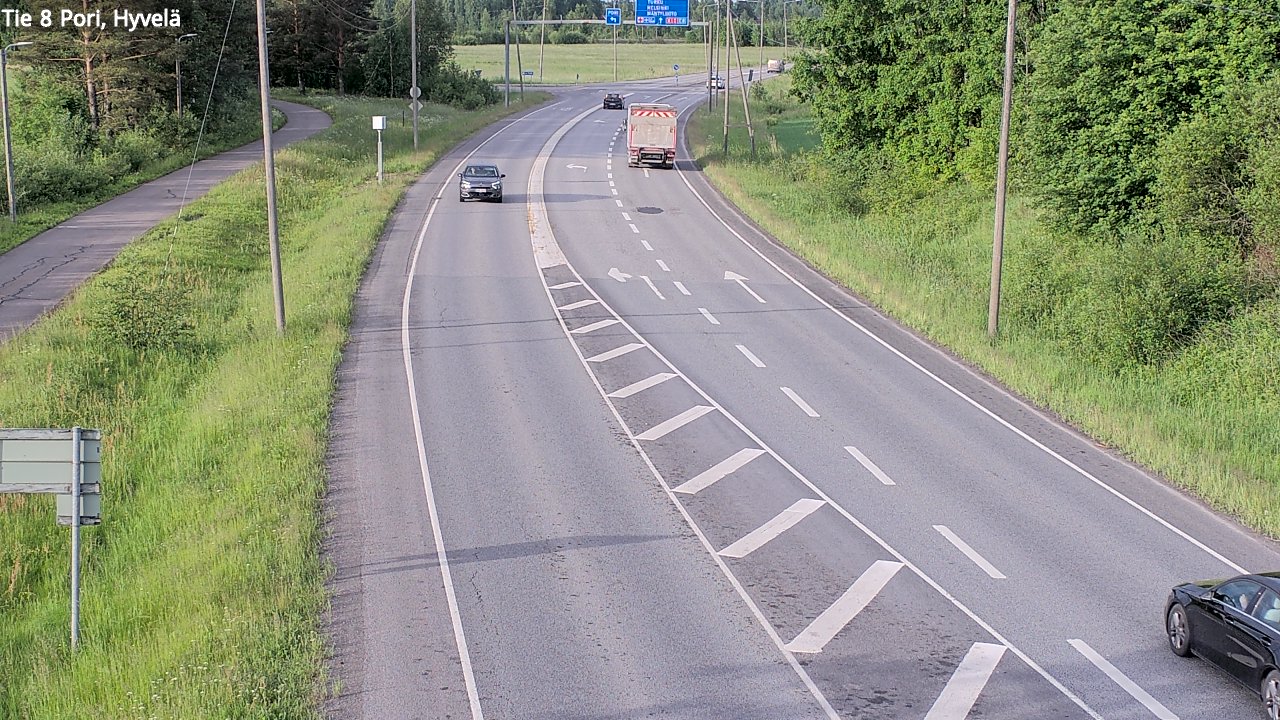 Kelikamerat Kuva Tie 8 Pori, Hyvelä, Pori, Satakunta