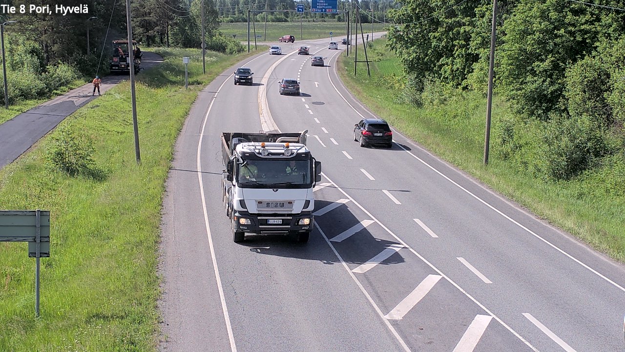 Kelikamerat Kuva Tie 8 Pori, Hyvelä, Pori, Satakunta