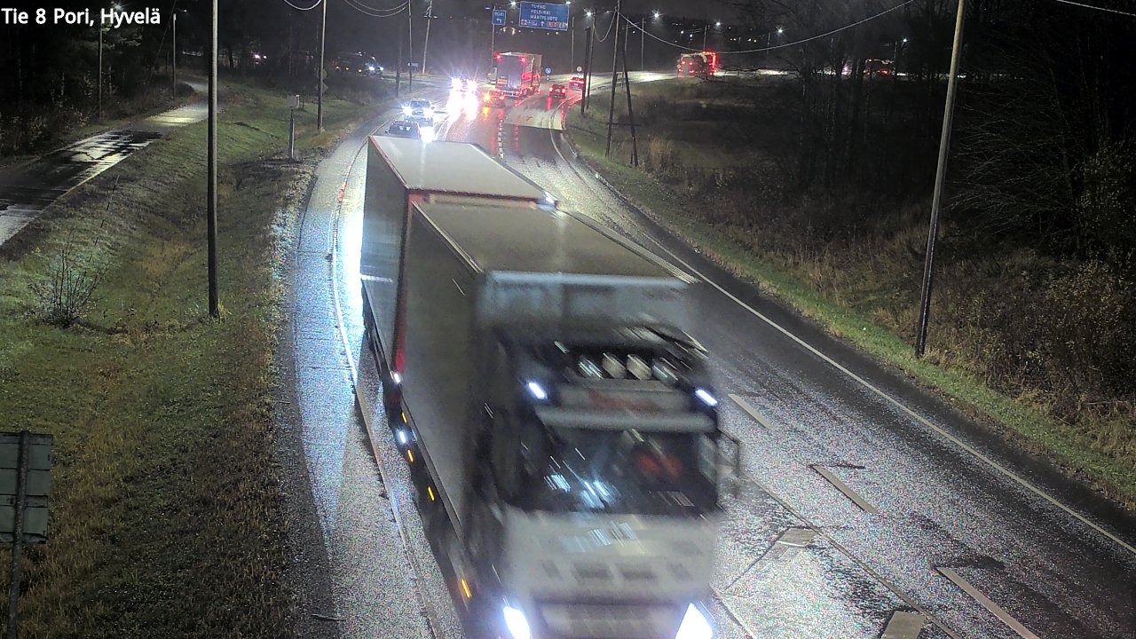 Kelikamerat Kuva Tie 8 Pori, Hyvelä, Pori, Satakunta