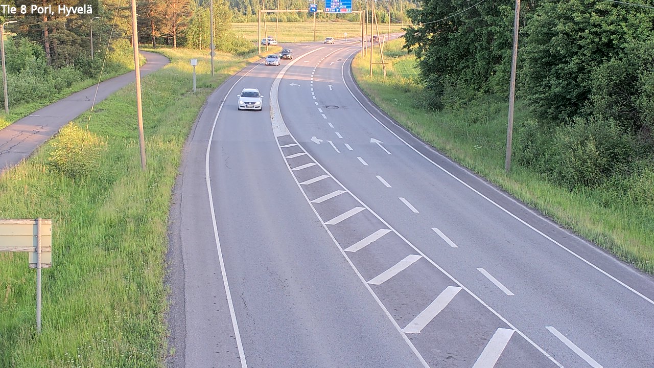 Kelikamerat Kuva Tie 8 Pori, Hyvelä, Pori, Satakunta